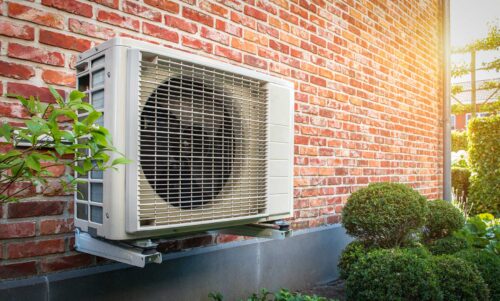 outdoor AC unit adn heatpump